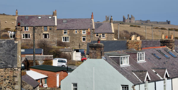Chapel Row from the 'South Side' of the village.